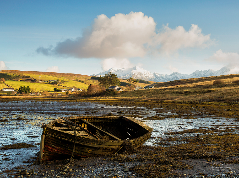Old boat on Isle of Skye