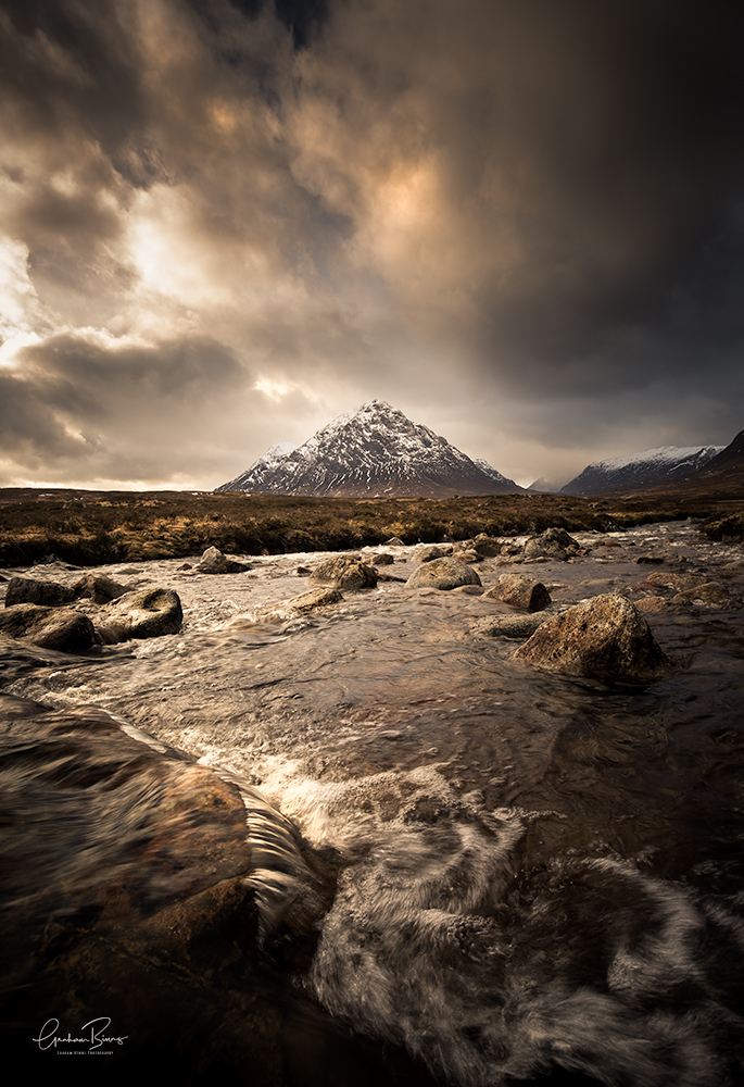 torm Approaching Buachaille Etive Mor