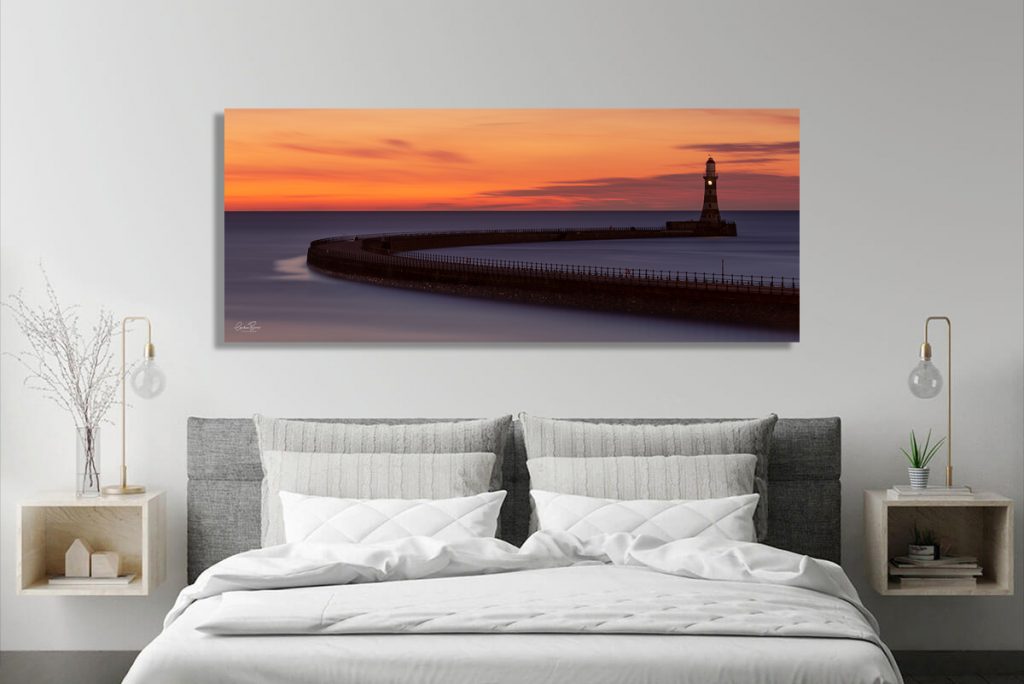 Roker Pier Wall Canvas