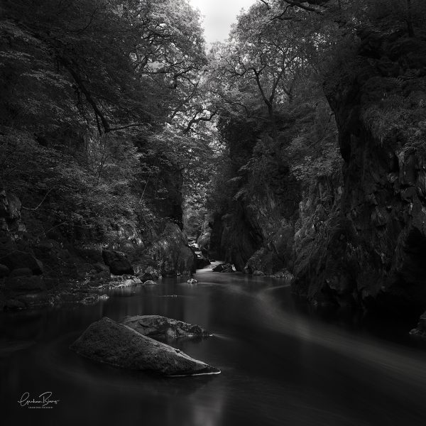 Fairy Glem Betws-y-coed Wales Black and White