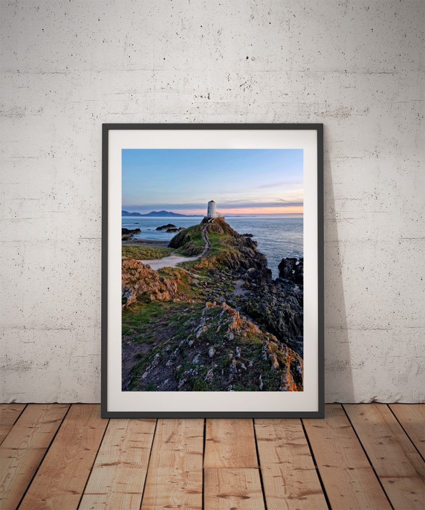 Twr Mawr Llanddwyn Lighthouse framed print